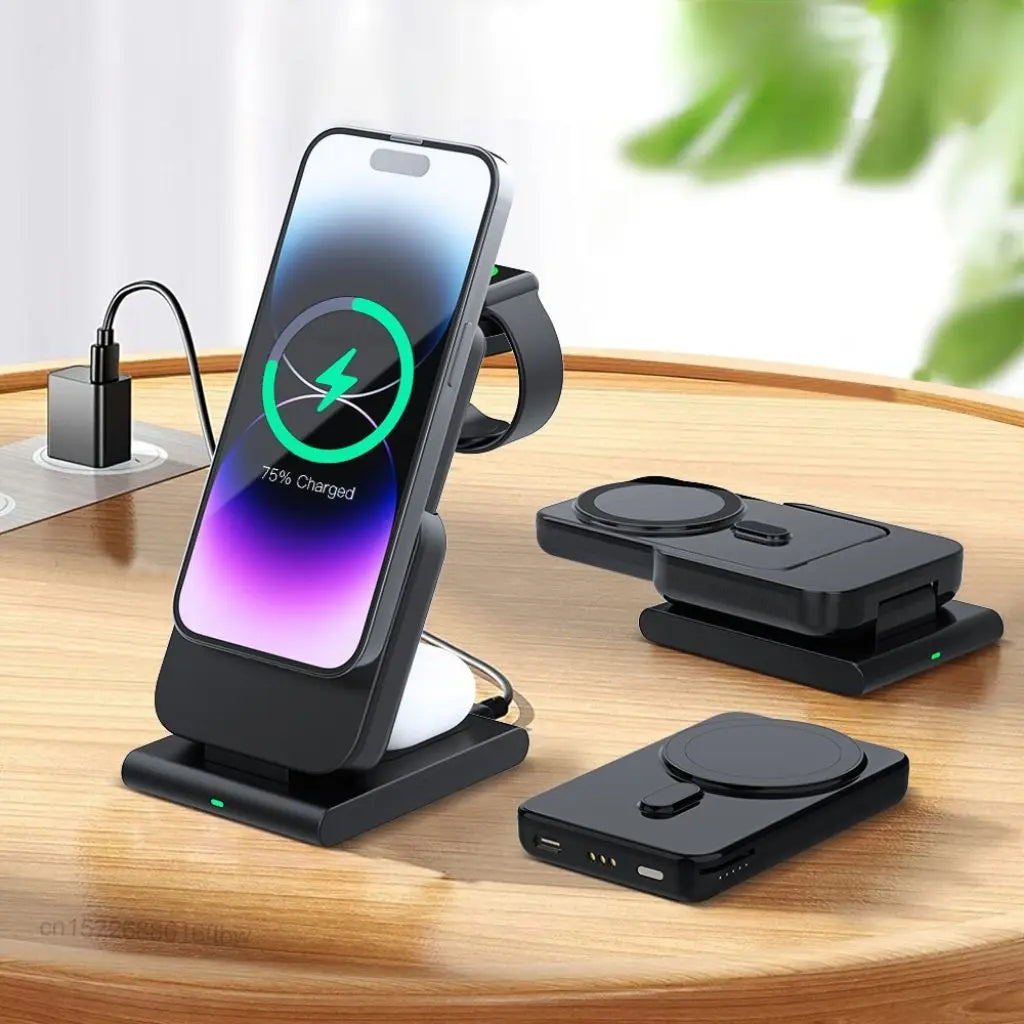 3 in 1 Power Bank Charging Station Evolved Chargers