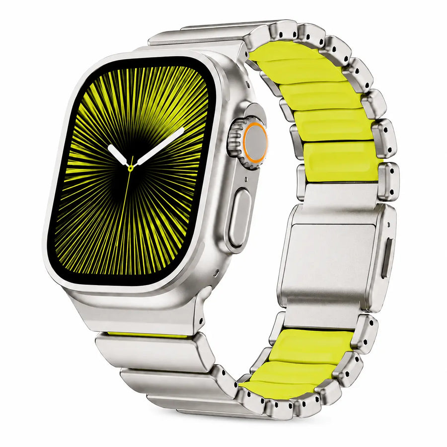 apple watch ultra titanium band forest green