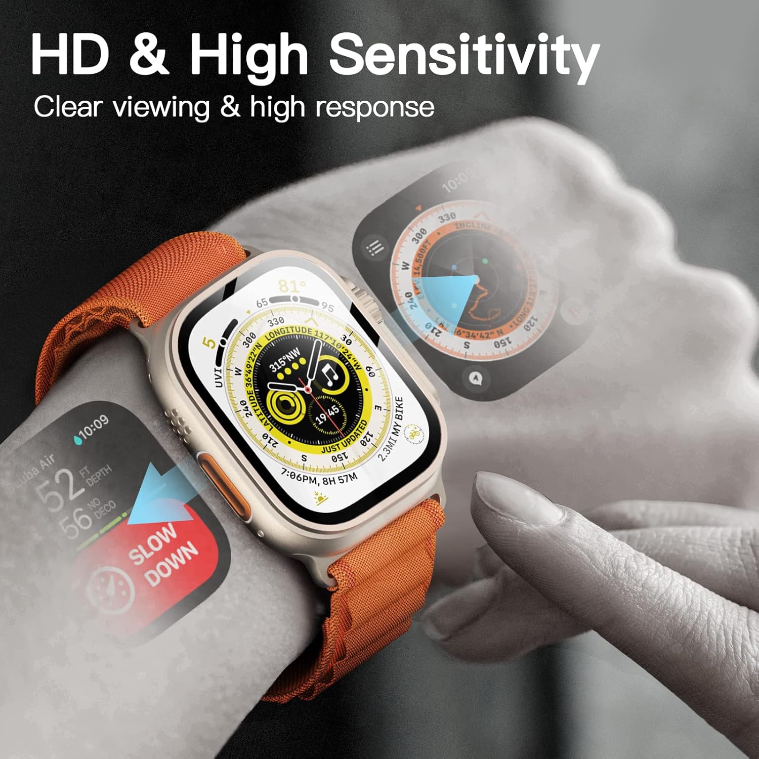 Apple Watch Tempered Glass Screen Protector