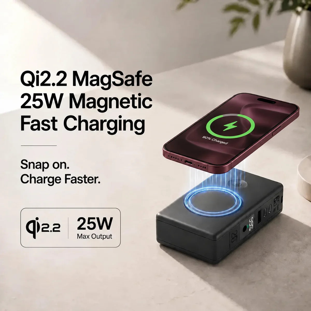 magnetic power bank 20000mah.