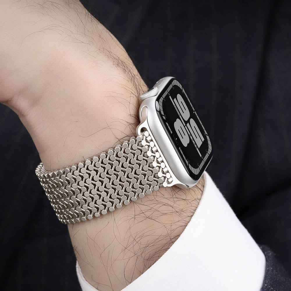 Magnetic Stainless Steel Mesh Band for Apple Watch