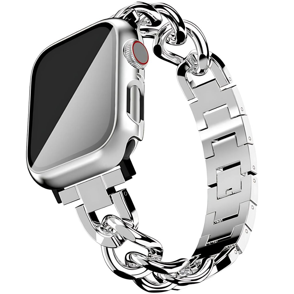 Women’s Modern Stainless Steel Apple Watch Band